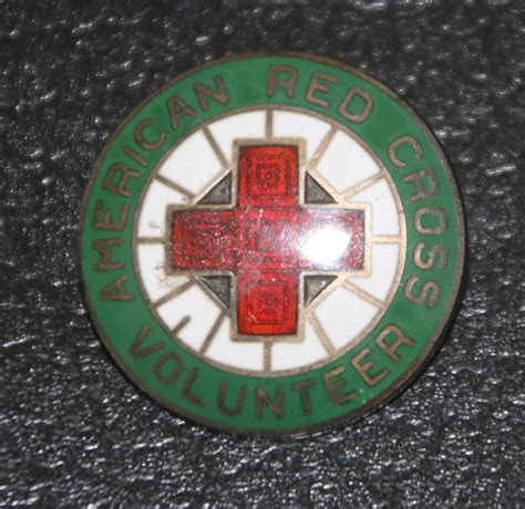 Arc American Red Cross Motor Corps Pin Ww2 Original Sterling
