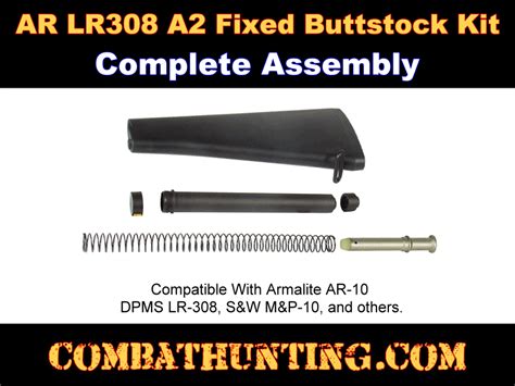 Rb T308fb Utg Stock Ar 10 A2 308 Rifle Buttstock Assembly Kit Black