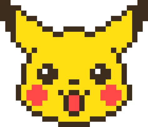 Download Ikachu Pokemon Pixel Art Pikachu Png Free Png Images Toppng