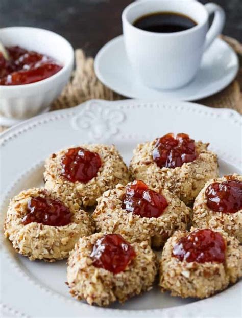 Thumbprint Cookies A Classic Jam Filled Cookie That Practically Melts