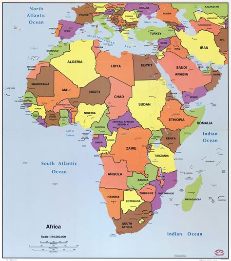 Political Map Of Africa