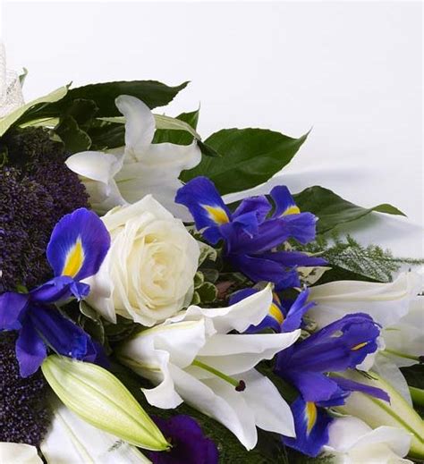 The son of law society president sir dingwall bateson, he won a scholarship to wadham college, where he trained for acting with the oxford university dramatic society. Classic Blue & White Sheaf - Funeral Flowers Stevenage
