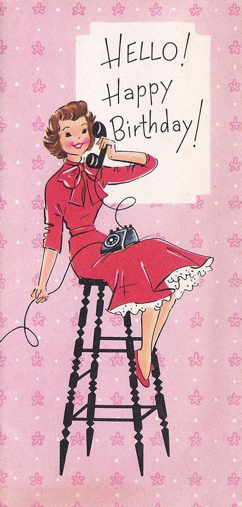 All Sizes Vintage Greeting Card Birthday Flickr Photo Sharing