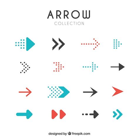 Free Vector | Set of modern arrows