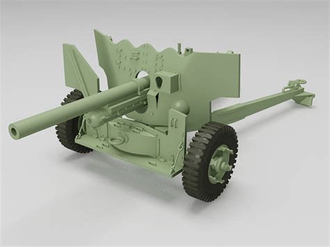 Towed Anti Tank Gun 3d Model 3ds Max Files Free Download Cadnav