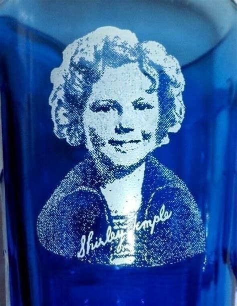 Shirley Temple Pitcher Creamer Hazel Atlas Cobalt Blue Depression Glass