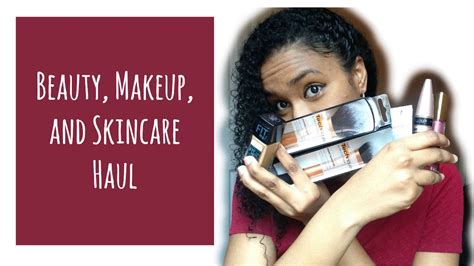 beauty makeup and skincare haul youtube