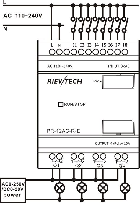 Connecting a further expansion module to an expansion logo! PR-12AC-R-E - Buy PLC, siemens logo, mini plc Product on Rievtech Electronic Co.,Ltd