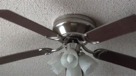But does your ceiling fan wobble and clink? Wal-Mart Chapter Hugger Ceiling Fan - YouTube