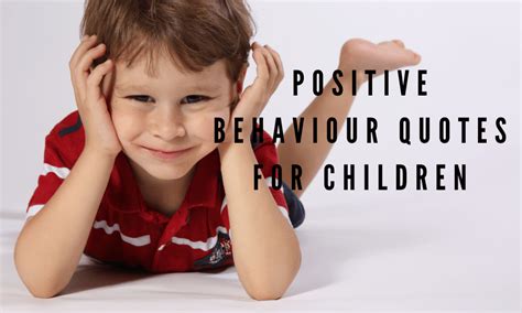 Positive Behaviour Quotes For Children Mummy And Child