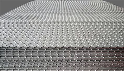 Chequered Plates In Aluminum Mild Steel Ss Manganese Steel