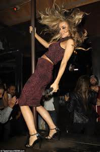 Carmen Electra Pole Dances While Performing New Single Werq At The