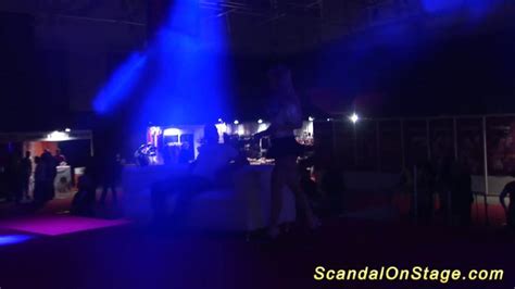 scandal show on public show stage porn videos