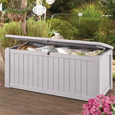Norfolk Leisure Keter Jumbo Deck Box White 17190202w Garden