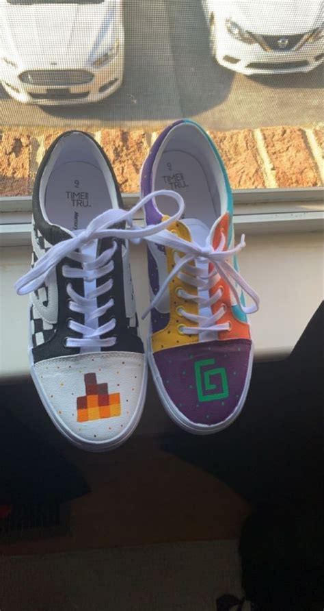 Minecraft Shoes Minecraft Room Minecraft Crafts Custom Sneakers Diy