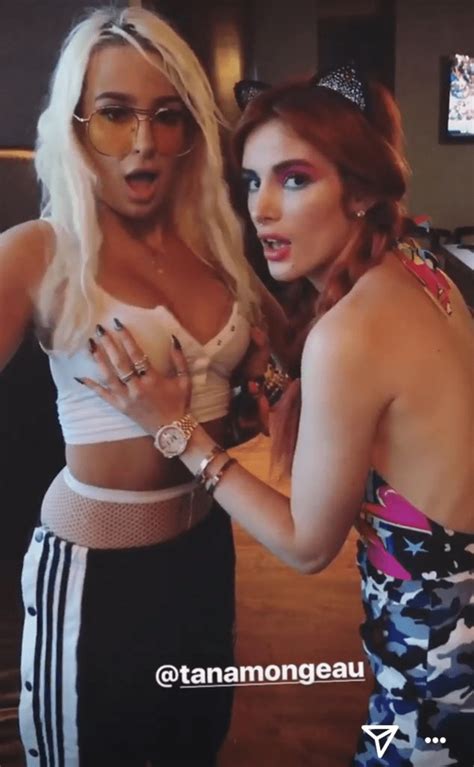 Bella Thorne And Tana Mongeau Kiss In Series Of Snaps
