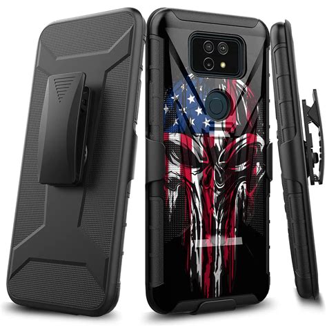 Dalux V Hybrid Kickstand Holster Phone Case Compatible With Cricket