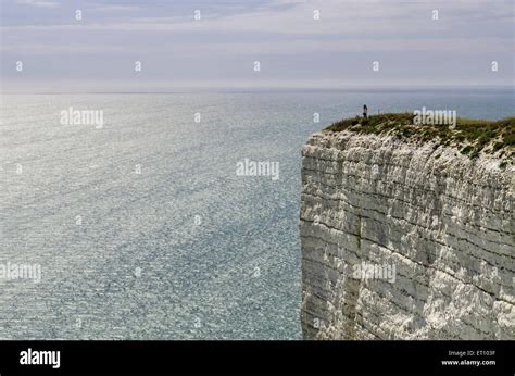 Cliffs In Seven Sisters Country Park Sussex Heritage Coast Stock Photo