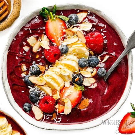 Acai Bowl Recipe 5 Minutes Wholesome Yum