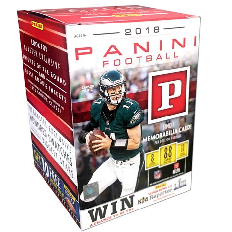 All you have to do is present the card to your cashier at the start of the order… our registers will keep track of your points for you. 2018 Panini NFL Football Value Box Trading Cards- Featuring Carson Wentz - Walmart.com - Walmart.com