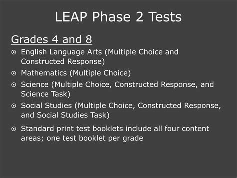 Ppt Leap I Leap And Laa 2 Test Administration Training Spring 2014