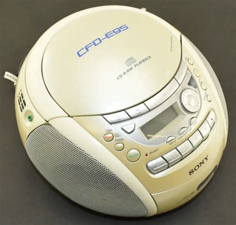 Sony Vintage Boombox Cfd E Radio Cd Player Cassette Player Recorder