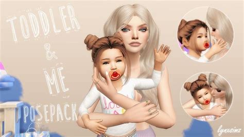 Lana Cc Finds Lynxsimz Toddler And Me Pose Pack 7 Total Poses Sims