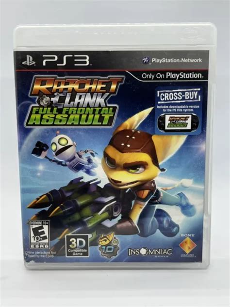 RATCHET CLANK Full Frontal Assault Sony PlayStation 3 PS3 Game 20