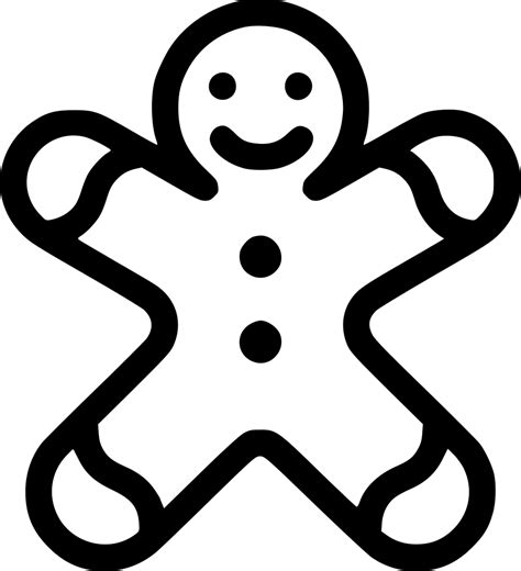Gingerbread Man Icon Svg Png Icon Free Download (#430033
