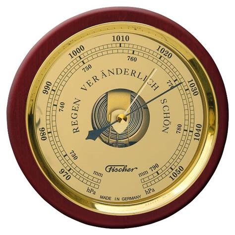 A barometer is a scientific instrument used to measure atmospheric pressure , also called barometric pressure. Fischer015 Barometer in mooie klassieke uitvoering gevat ...