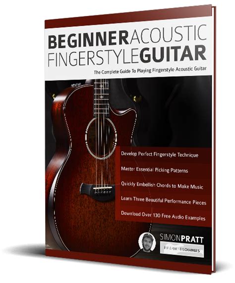 Beginner Acoustic Fingerstyle Guitar Fundamental Changes Music Book