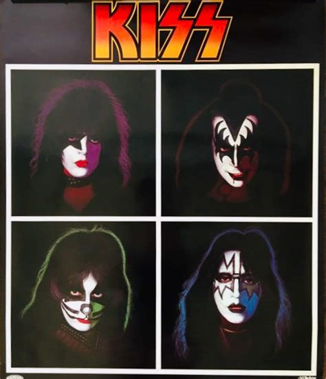 Kiss Promotional Huge Poster 1978 Etsy