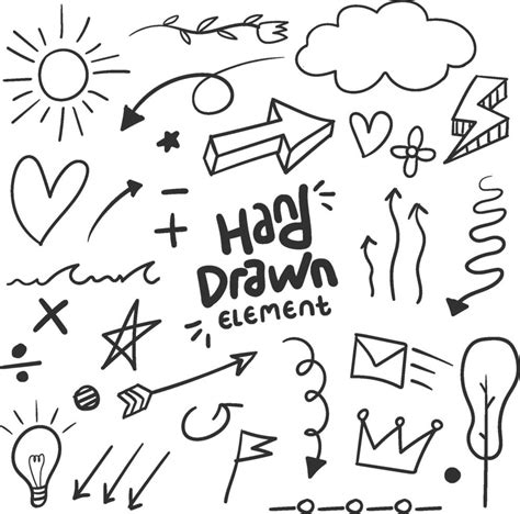 Hand Drawn Doodle Element 2024664 Vector Art At Vecteezy