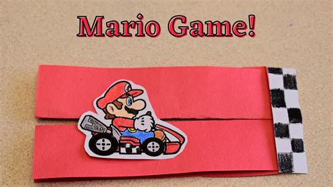 Diy Mario Kart Game Mario Day Craft 🍄 Youtube
