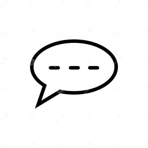 Bubble Chat Icon Stock Vector Illustration Of Chat Internet 98007374