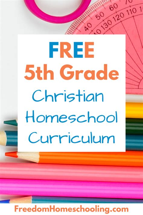 Families and schools need secular homeschool curriculum, and there are few quality, secular alternatives available. Free 5th Grade Christian Homeschool Curriculum | Freedom ...