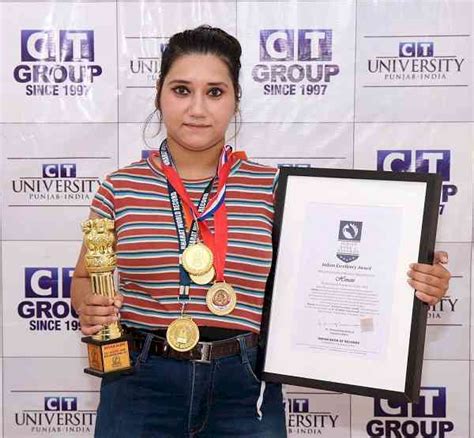 Ct Group Honors M Pharmacy Student Himani For Achieving Excellence