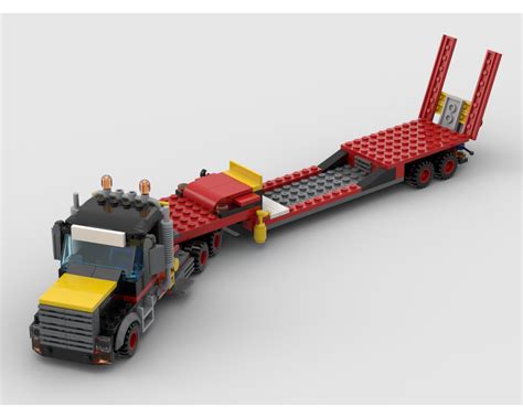 Lego Moc 60183 Semi Truck By Klintisztvud Rebrickable Build With Lego