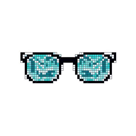 Premium Ai Image Pixel Glasses Icon