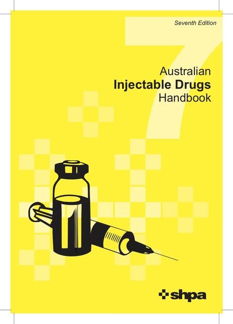 Digital Version Of Australian Injectable Drugs Handbook 7th Edition Now