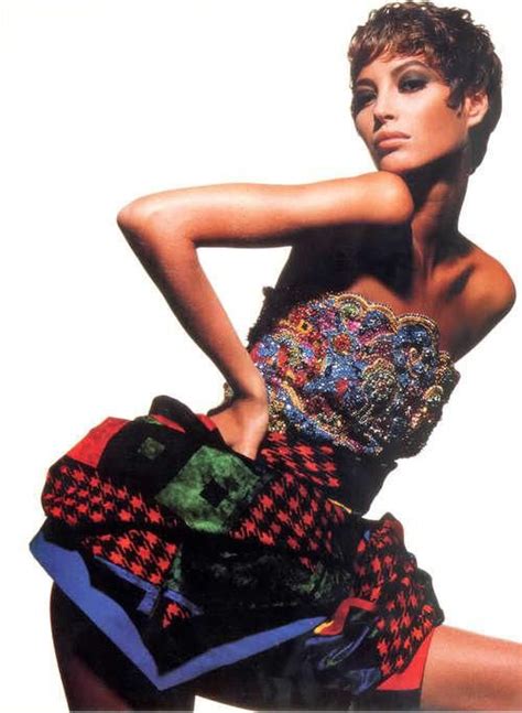 Christy Turlington For Atelier Versace Fall Winter 1990 1991 Christy