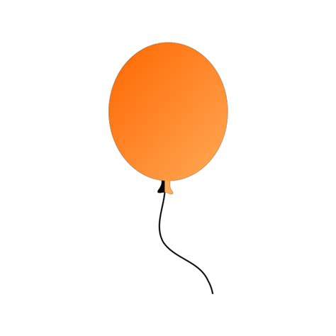 Orange Balloon Png Svg Clip Art For Web Download Clip Art Png Icon Arts