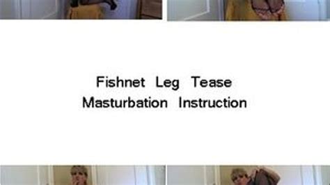 Milfs Sexy Foot Fun Legs Red Fishnets Masturbation Instruction
