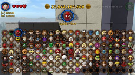 Lego Marvel Super Heroes All Characters Unlocked Youtube