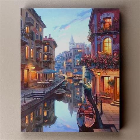 Venice Charm Paint By Numbers For Adults Canvas By Numbers Paint By