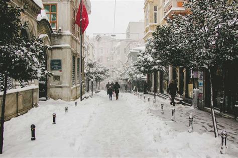İstanbulda Kar Manzarası