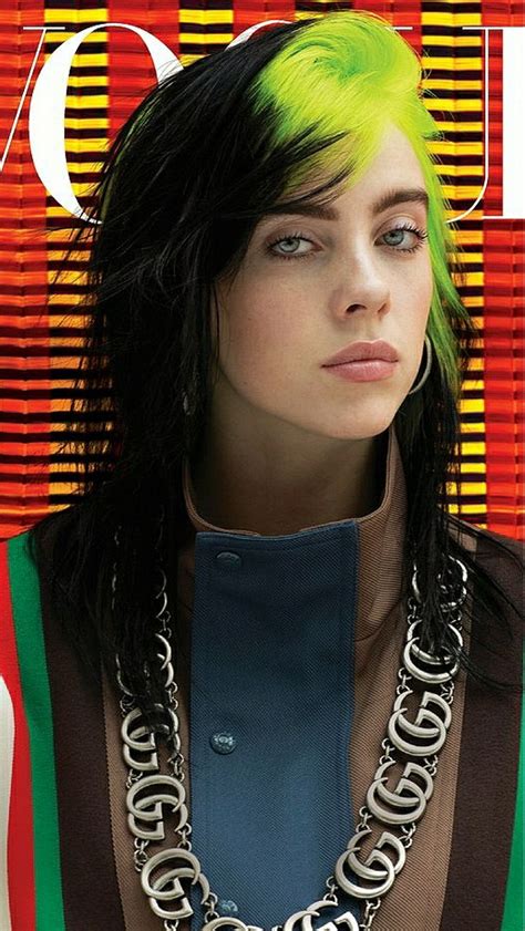 Billie eilish is on the cover of british vogue looking incredible. m — like or reblog if you save/use in 2020 | Billie eilish ...