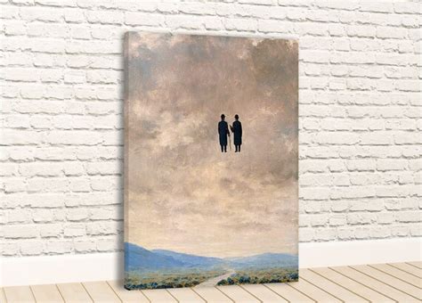 Rene Magritte The Art Of Conversation Canvas Wall Art Etsy