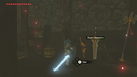 Legend Of Zelda Breath Of The Wild How To Get Royal Weapons Early