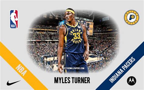 Download Wallpapers Myles Turner Indiana Pacers American Basketball